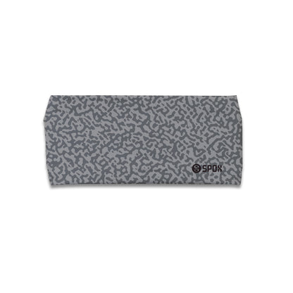 [Leopard Cross Grey] Sweat-Wicking Sports Headband