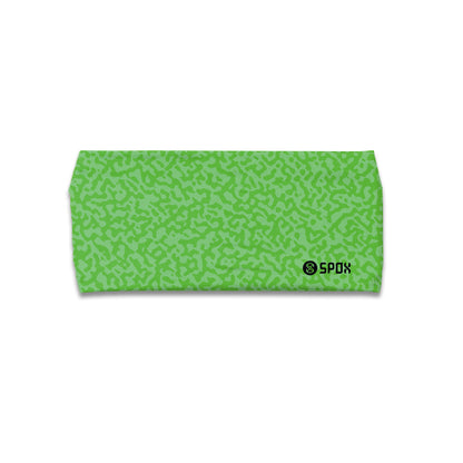 [Leopard Cross Green] Sweat-Wicking Sports Headband