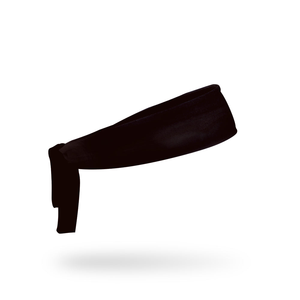[FLEX TIE] Pure Black Ninja Headband